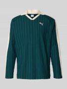 PUMA PERFORMANCE Poloshirt mit Label-Stitching in Bottle, Größe L