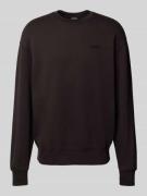 Levi's® Sweatshirt mit Label-Stitching in Black, Größe L