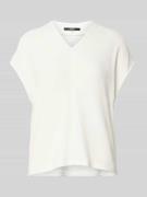 Someday T-Shirt mit Kappärmeln und V-Ausschnitt Modell 'Kalani' in Off...