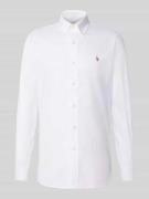 Polo Ralph Lauren Regular Fit Business-Hemd mit Button-Down-Kragen in ...