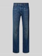 Levi's® Straight Fit Jeans mit Eingrifftaschen Modell '501' in Jeansbl...