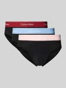 Calvin Klein Underwear Slip mit elastischem Bund im 3er-Pack in Black,...