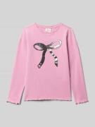 s.Oliver RED LABEL Regular Fit Langarmshirt aus Baumwoll-Mix in Altros...