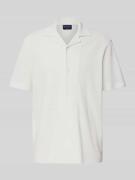 Christian Berg Men Regular Fit Freizeithemd mit Reverskragen in Offwhi...