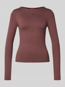 HUGO Slim Fit Langarmshirt aus Stretch Jersey Modell 'DASIIA' in Schok...