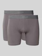 SLG Trunks mit Logo-Stitching Modell 'Sloggi' im 2er-Pack in Hellgrau,...
