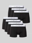 Tommy Hilfiger Regular Fit Trunks aus Baumwoll-Mix im 7er-Pack in Blac...