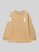 Polo Ralph Lauren Kids Longsleeve mit Label-Stitching und Rundhalsauss...