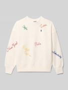 Polo Ralph Lauren Teens Sweatshirt mit Rundhalsausschnitt in Weiss, Gr...