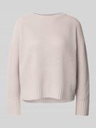 Windsor Regular Fit Wollpullover mit Kaschmir-Anteil und Strukturmuste...