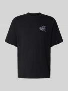 Calvin Klein Jeans Regular Fit T-Shirt mit Logo-Stitching Modell 'Micr...
