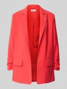 s.Oliver RED LABEL Regular Fit Blazer mit Raff-Detail am Ärmel in Rot,...