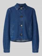 Marc O'Polo Denim Jeansjacke mit Eingrifftaschen in Jeansblau, Größe L