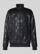 adidas Originals Sweatjacke mit Stehkragen in Black, Größe S