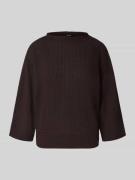 OPUS Pullover mit 3/4-Arm Modell 'Gulopi' in Schoko, Größe 38
