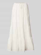 OH APRIL Maxirock mit elastischem Bund Modell 'Valeska' in Offwhite, G...