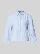 Mango Hemdbluse mit Knopfleiste in Hellblau, Größe L