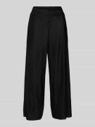 Soyaconcept Stoffhose mit elastischem Bund in Black, Größe L