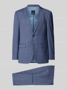 HECHTER PARIS Slim Fit Anzug mit 2-Knopf-Sakko in Hellblau, Größe 106