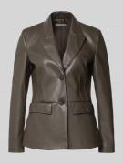 Christian Berg Woman Selection Slim Fit Blazer in Leder-Optik mit Patt...