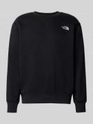 The North Face Sweatshirt mit Label-Stitching in Black, Größe L
