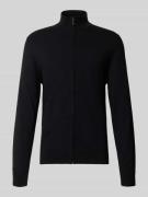 MCNEAL Strickjacke mit Stehkragen in Black, Größe L