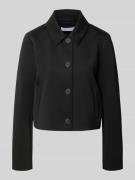 comma Regular Fit Blazer mit Eingrifftaschen in Black, Größe 38