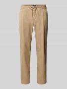 MCNEAL Regular Fit Stoffhose mit Gesäßtaschen in Beige, Größe L