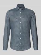 SEIDENSTICKER Slim Fit Business-Hemd mit Kentkragen in Gruen, Größe 40