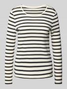 Christian Berg Woman Longsleeve mit Rundhalsausschnitt in Offwhite, Gr...