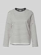 Vila Longsleeve mit Rundhalsausschnitt Modell 'LUCE' in Offwhite, Größ...