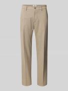 Drykorn Stoffhose mit Bundfalten in Beige, Größe 30/32