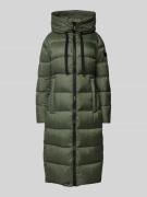 Peuterey Steppmantel mit Kapuze Modell 'NUNKI' in Oliv, Größe 38