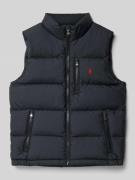 Polo Ralph Lauren Teens Steppweste mit Logo-Stitching in Black, Größe ...