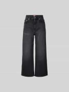 Kenzo Wide Fit Jeans in 7/8-Länge in Dunkelgrau, Größe 25