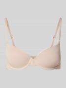 BOSS BH mit Spitzenbesatz Modell 'DEMI' in Beige, Größe 75B