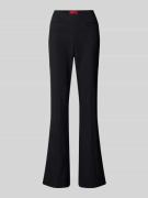 HUGO Regular Fit Schlaghose mit Nahtreißverschluss Modell 'HALARAN' in...