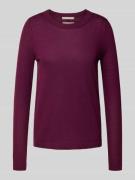 Christian Berg Woman Selection Wollpullover aus reiner Wolle in Pflaum...
