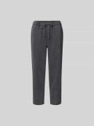 Juvia Relaxed Fit Jeans mit Tunnelzug in Black, Größe L