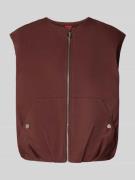HUGO Regular Fit Weste aus reiner Baumwolle Modell 'AZELDA' in Schoko,...