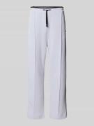 BOSS Green Relaxed Fit Sweathose mit Baumwoll-Anteil in Weiss, Größe S