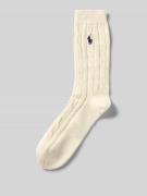 Polo Ralph Lauren Socken mit Label-Stitching in Offwhite, Größe 1