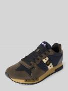Blauer USA Sneaker mit Schnürverschluss Modell 'QUEEN' in Mittelbraun,...