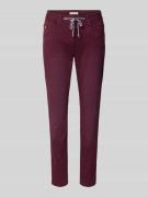 Tom Tailor Relaxed Fit Hose aus Baumwoll-Mix in Bordeaux, Größe 36/28