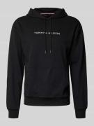 Tommy Hilfiger Regular Fit Hoodie aus Baumwoll-Mix in Black, Größe L