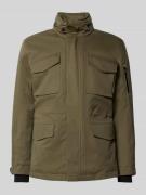 G-LAB Fieldjacket mit Stehkragen in Oliv, Größe L