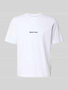 Jack & Jones T-Shirt mit Rundhalsausschnitt in Weiss, Größe L