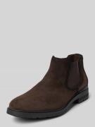 Lloyd Chelsea Boots mit profilierter Sohle Modell 'VIBE' in Dunkelbrau...