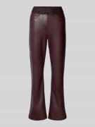 Cambio Bootcut Hose in verkürzter Passform Modell 'FELICE' in Bordeaux...