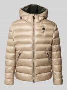 Blauer Usa Steppjacke mit Zweiwege-Reißverschluss Modell 'ADAMS' in Sa...